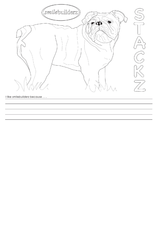 Dog Coloring Sheet