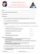 Ocracoke Re-entry Permit Application - Hyde County - 2014-2018