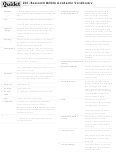 2015 Research Writing Academic Vocabulary Printable pdf