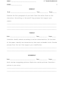 8th Grade Reading Log Printable pdf