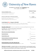 Worksheet To Calculate Your Estimated Costs