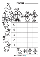 Christmas Santa Crossword Puzzle Template