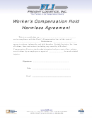 Workers Compensation Hold Harmless Agreement