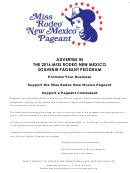 Contestant Advertisement Packets - Miss Rodeo New Mexico