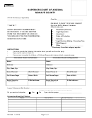 Family Court Cover Sheet For Use With Minor Children - Superior Court Of Mohave County, Arizona