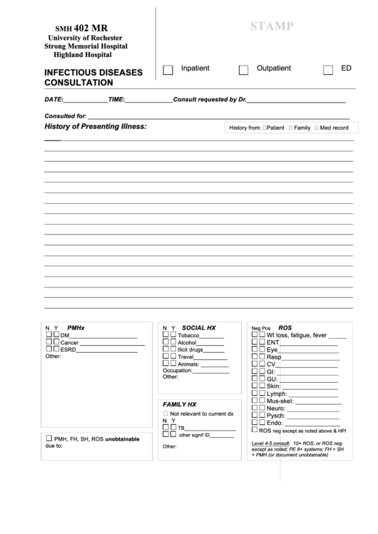 Id Consult Template Printable pdf