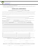 Sublease Agreement