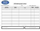 Cfpa Meeting Sign-in Sheet Template