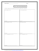 Two-Point Formula Worksheet Printable pdf