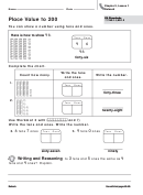 Place Value To 200 Worksheet