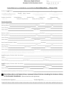 Student Information Sheet - Moscow School District