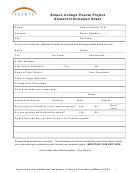 Student Information Sheet - Solano Community College