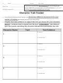 Character Trait Tracker