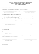 Rm 8-pa: Sample Sign-off Form For Completion Of Out-of-class Physical Activity Practicum