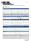 Outside Of Canada - Supplier, Tax And Bank Information Form