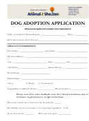 Dog Adoption Application - Montclair New Jersey
