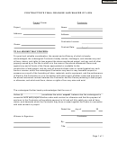 Contractors Final Release And Waiver Of Lien Template