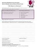 National Pta Reflections Program Wilson Middle School Student Entry Form