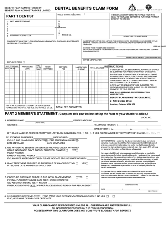 fillable-dental-benefits-claim-form-printable-pdf-download