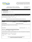 Public Health Dental Program Patient Eligibility Application Form