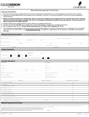 Form Cl00015 - Davis Vision Direct Reimbursement Claim Form - 2011