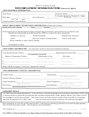 Ymca Of Greater Seattle - Post-employment Information Form