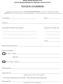 North Street School Pta Check Request/expense Reimbursement Form