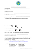 Standard Right-to-know Request Form