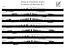 Major & Chromatic Scales Trombone & Baritone B.c.
