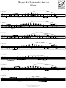 Major & Chromatic Scales Oboe