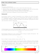 Flame Tests Of Metal Cations Science Lab Template