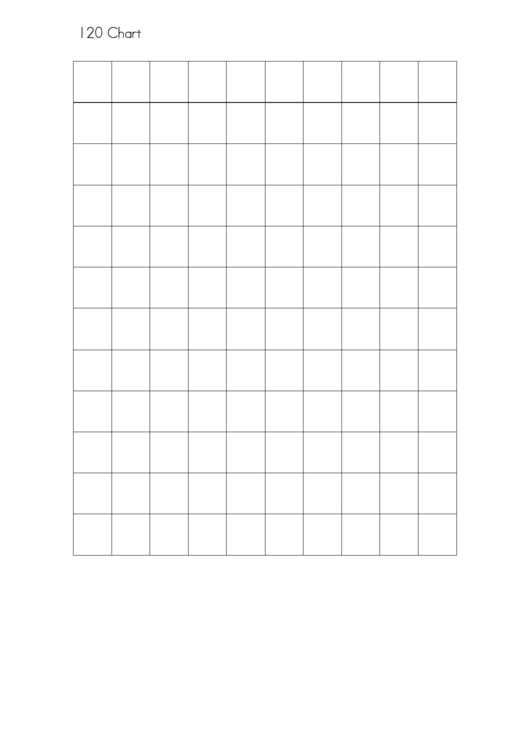 120 Chart Template Printable pdf