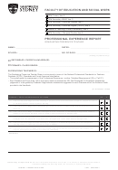 Professional Experience Teacher Report Form