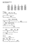Just Friends (Sunny) Music Soulchild Printable pdf