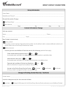 Group Contact Change Form
