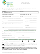 Employee Data Collection Sheet Printable pdf