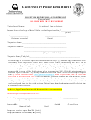 Request For Motor Vehicle Accident Report - City Of Gaithersburg