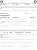 Brooklyn Police Department Late Accident Report Form