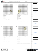 Rotating On A Coordinate Plane Worksheet