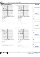 Reflecting On A Coordinate Plane Worksheet