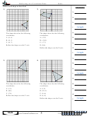 Reflecting On A Coordinate Plane Worksheet