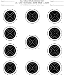 (a-17) 50 Foot Small Bore Rifle Target Template