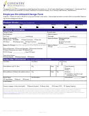 Coventry Employee Enrollment/change Form