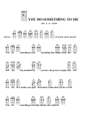 Chord Chart - You Do Something To Me