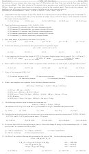 Chem 1025 Final Exam Printable pdf