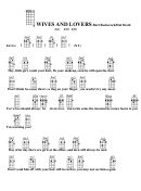 Chord Chart - Burt Bacharach/hal David - Wives And Lovers Printable pdf