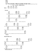Chord Chart - Ernest Tubb - Walking The Floor Over You(Bar) Printable pdf