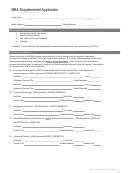 Supplemental Application Printable pdf