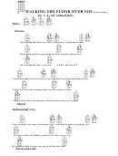 Chord Chart - Ernest Tubb - Walking The Floor Over You Printable pdf