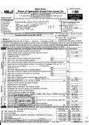 Short Form Return Of Organization Exempt From Income Tax